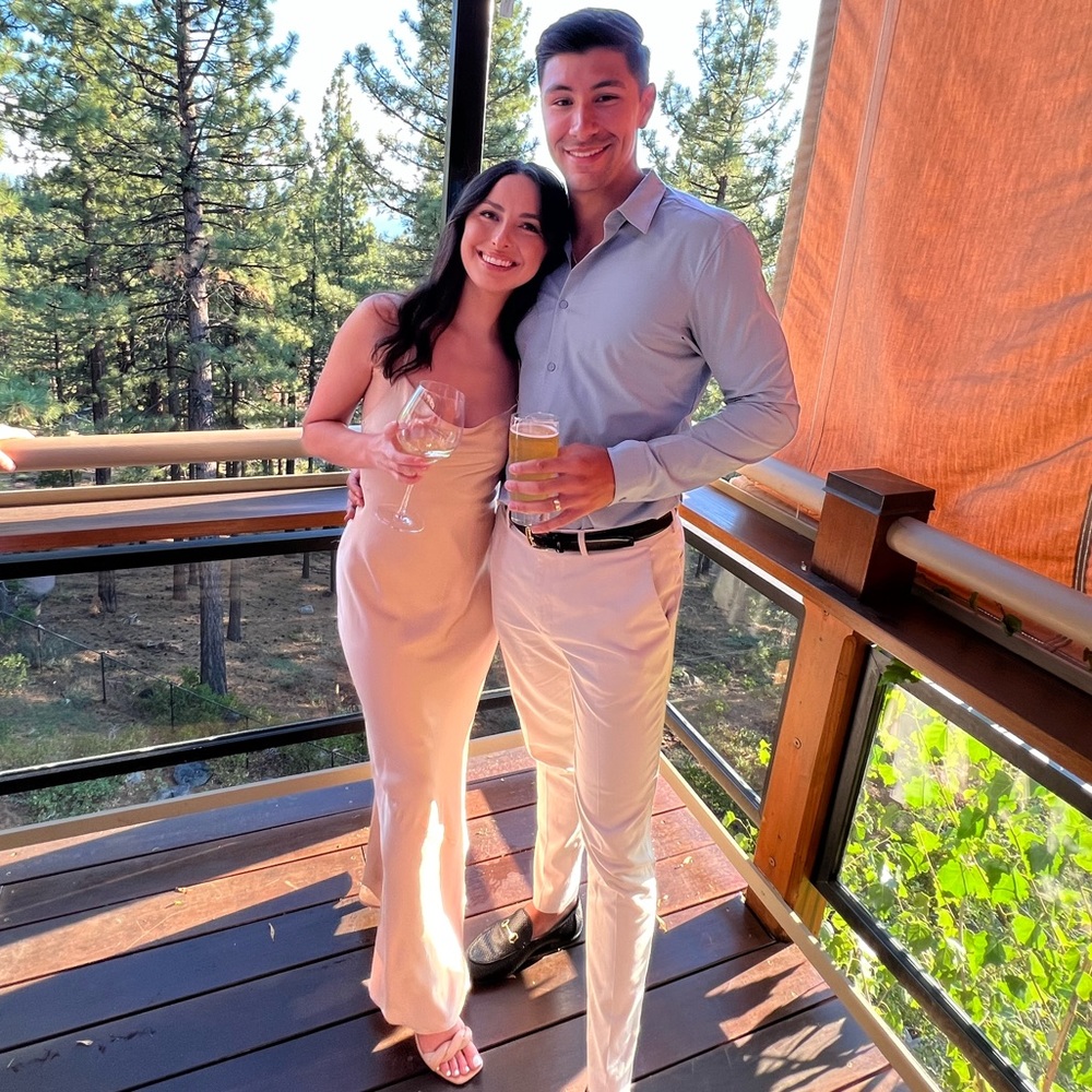 Show Me Your Mumu Tuscany Maxi Slip Dress Champagne